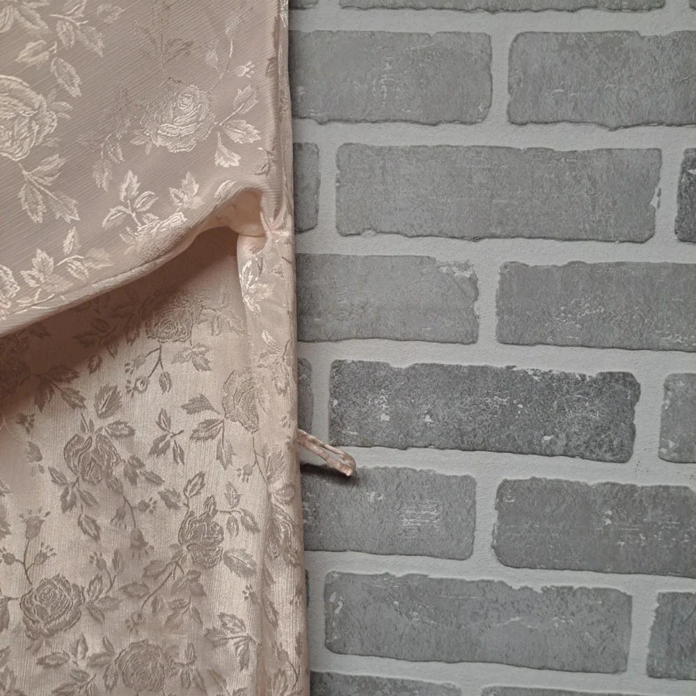 Christian‎ Dior Vintage Nightgown Robe Womens Peach Cream 100% Nylon Size Large
